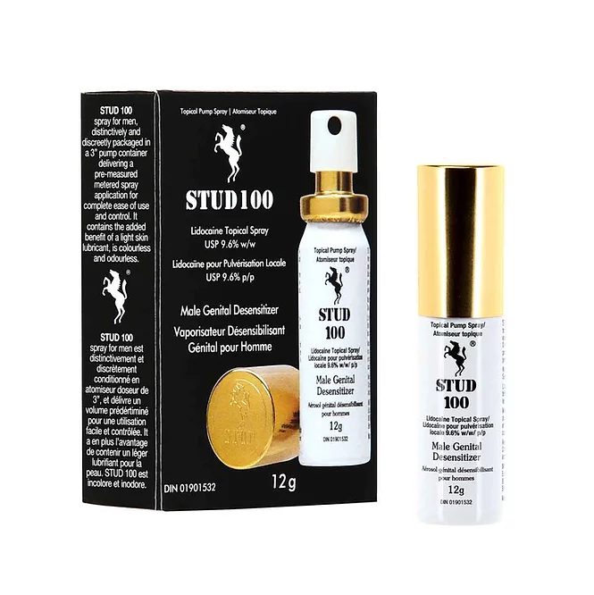 Stud 100 Delay Spray For Men 12g -  Sex Toys & Adult Toys | XtoySmart Canada