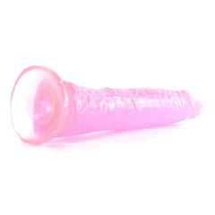 Basix Slim 7 Inch Dildo in Pink -  Sex Toys & Adult Toys | XtoySmart Canada