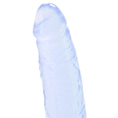 Basix Slim 7 Inch Dildo in Clear -  Sex Toys & Adult Toys | XtoySmart Canada