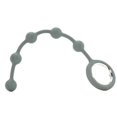 Wind It Up! Beaded Silicone Probe in Grey -  Sex Toys & Adult Toys | XtoySmart Canada