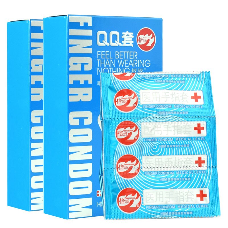 倍力乐Finger Condoms in 10 Pack(Two Flavors Available) -  Sex Toys & Adult Toys | XtoySmart Canada