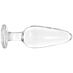 Icicles No. 26 Glass Plug in Clear -  Sex Toys & Adult Toys | XtoySmart Canada