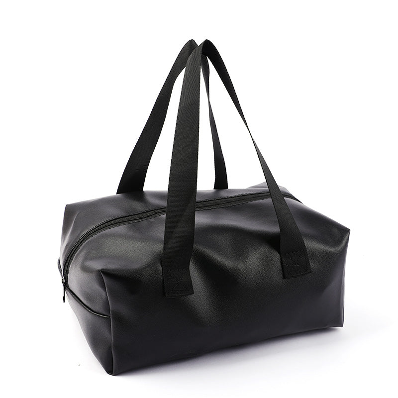 Black Discreet Storage Bag for Adult Toys | Privacy Organizer Case with Leather Finish, Large Capacity & Portable Design