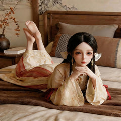 80cm TPE Anime Love Doll with Implanted Hair | Dual Channel