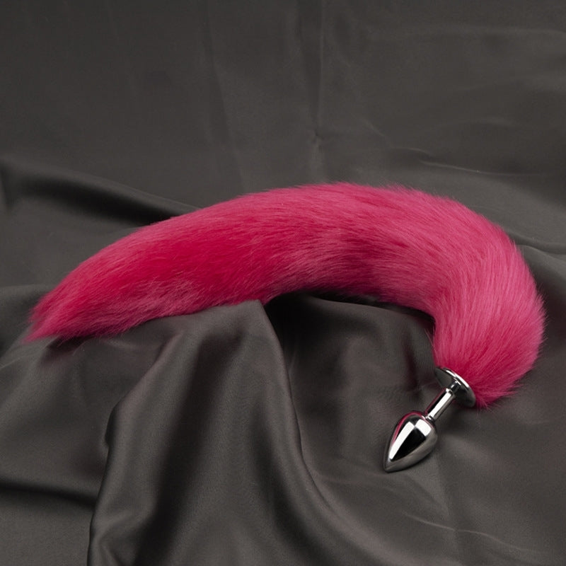 Fox Tail Cosplay Small Size Stainless Steel Butt Plug (Three Colors Available)