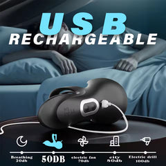 💖 App-Controlled Double Ring Male Chastity & Vibrating Cock Ring | 9 Modes, Warming