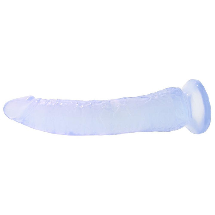 Basix Slim 7 Inch Dildo in Clear -  Sex Toys & Adult Toys | XtoySmart Canada