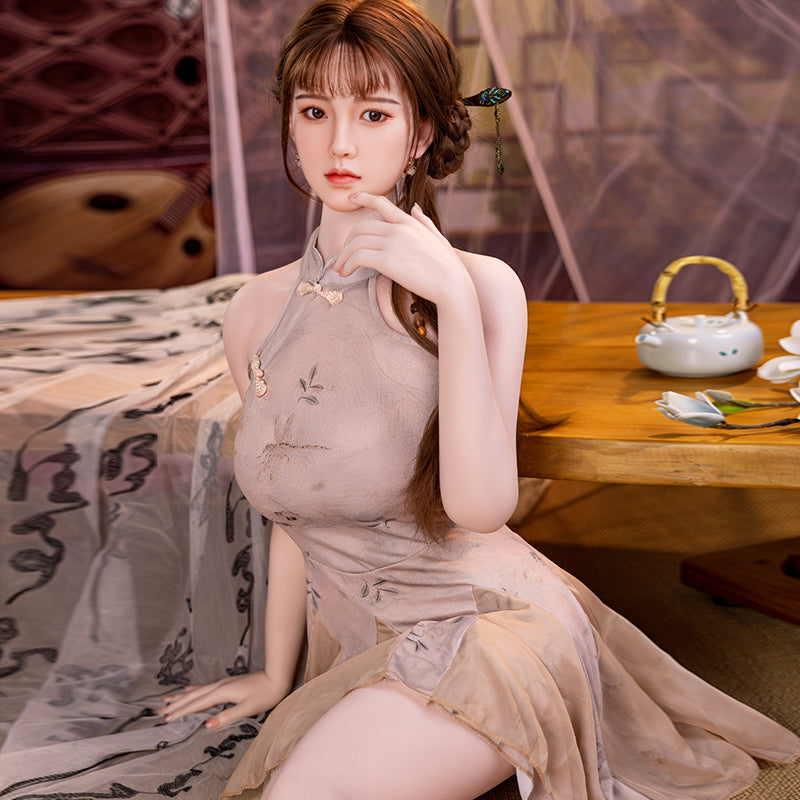 169cm Asian Fantasy Love Doll – Soft Jiggly Breasts, Realistic Vagina, Lifelike Silicone Head & Suction Vibration