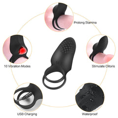 Forbidden Fruits We Rock II Vibrating Cock Ring Double-Band Wireless Controlled -  Sex Toys & Adult Toys | XtoySmart Canada