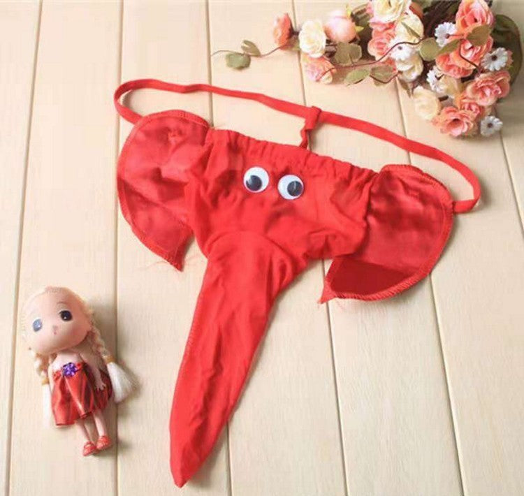 Men's Sexy Elephant Bulge Style G-String T-Back Thongs