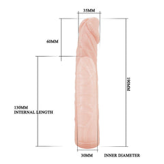 Big Man Penis Extension Sleeve 2.4" Increase -  Sex Toys & Adult Toys | XtoySmart Canada