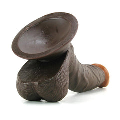 Real Skin Whoppers 6.5 Inch Dildo in Brown -  Sex Toys & Adult Toys | XtoySmart Canada