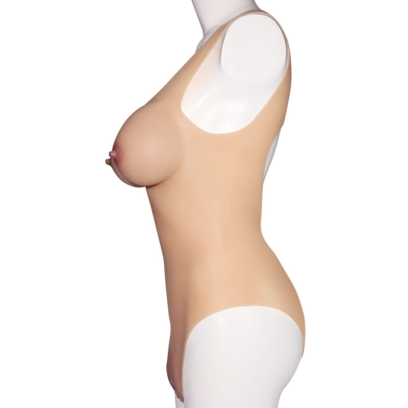 B Cup Silicone Crossdress Bodysuit for Men｜Realistic Breast & Butt Shapewear CD Outfit