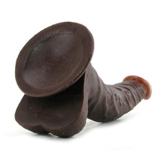 Real Skin Whoppers 8 Inch Dildo in Brown -  Sex Toys & Adult Toys | XtoySmart Canada