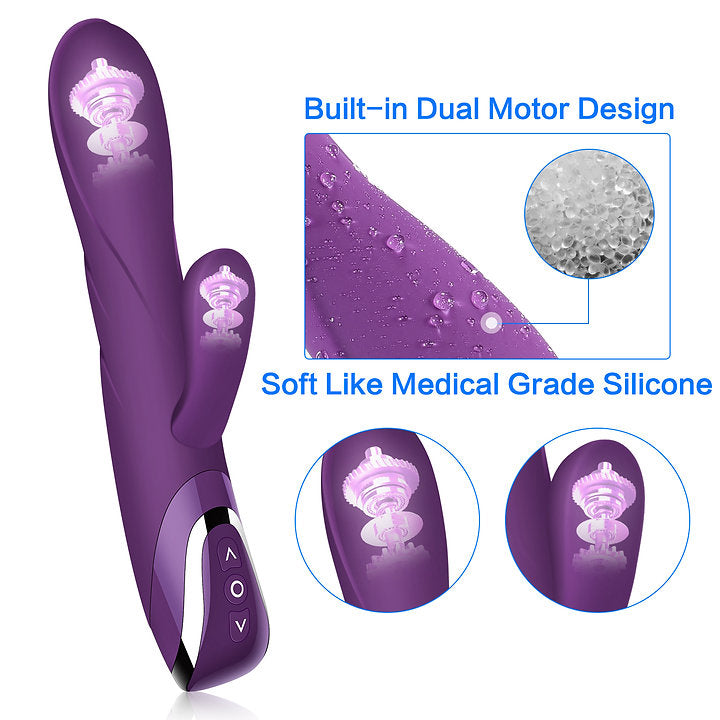 Premium Dual-Intensity Rabbit Vibrator | Forbidden Fruits for Women XtoySmart Premium Dual-Intensity Rabbit Vibrator | Forbidden Fruits for Women XtoySmart