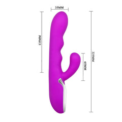 PrettyLove Crazy Rabbit Vibrator with Heating Function🔥 -  Sex Toys & Adult Toys | XtoySmart Canada