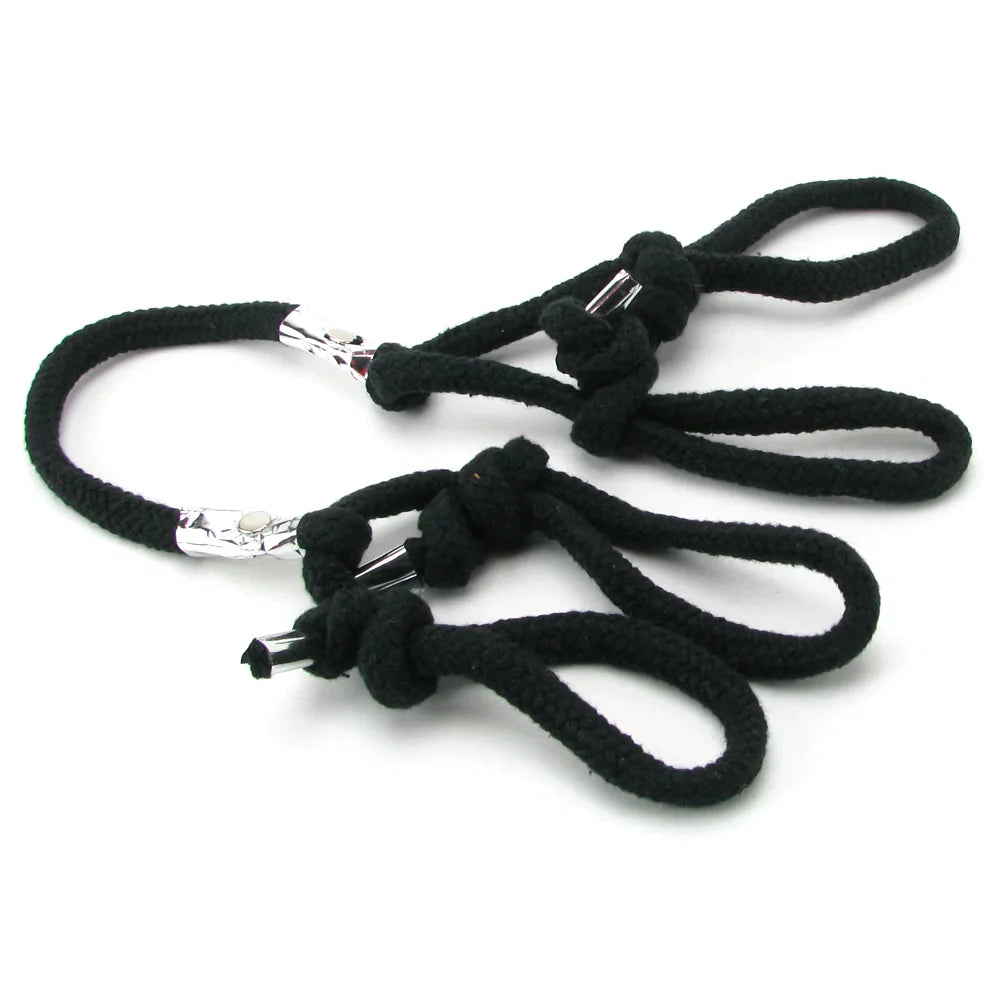 Fetish Fantasy Series Silk Rope Hogtie