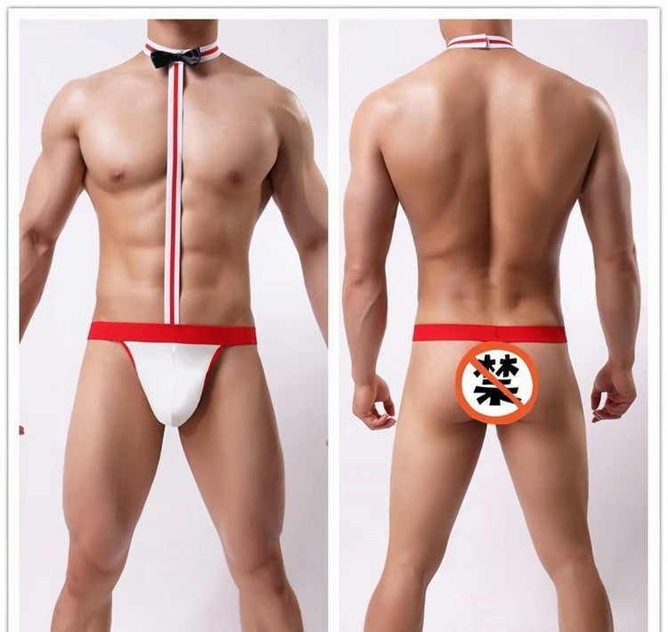 Men's Sexy Mankini Suspender Thong