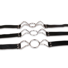 BDSM Faux Leather Strap Sex Open Mouth Gag