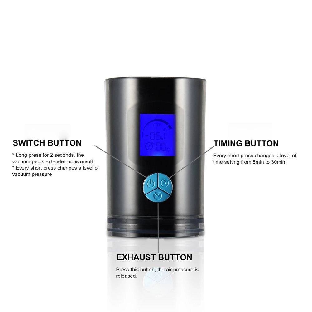 SMART暴风液晶充电真空飞机杯 男用锻炼按摩器 LED数显自慰器