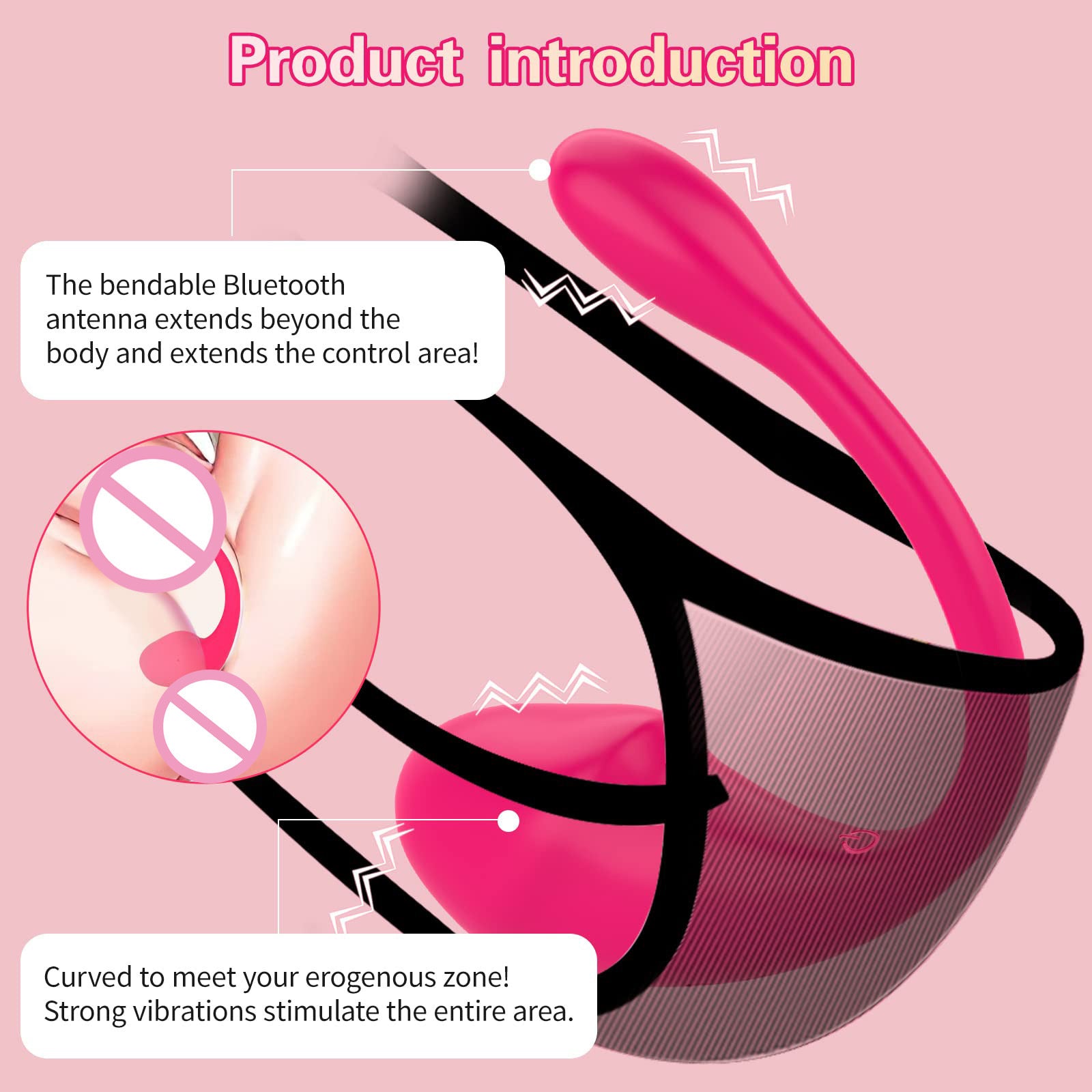 APP Long Distance Remote Control Wearable Panty Vibrator