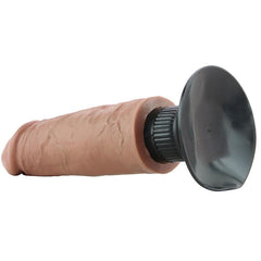 King Cock 6" Vibrating Suction Cup Dildo in Tan -  Sex Toys & Adult Toys | XtoySmart Canada