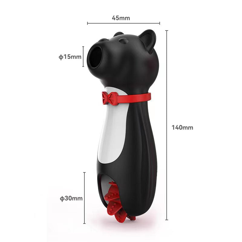 Funny Bear Female 2-1 Licking & Sucking Message Wand -  Sex Toys & Adult Toys | XtoySmart Canada