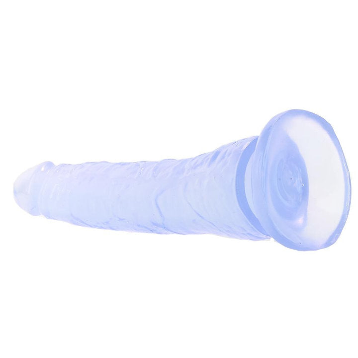 Basix Slim 7 Inch Dildo in Clear -  Sex Toys & Adult Toys | XtoySmart Canada