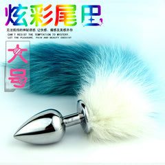 Dip Dye Foxes Tail Anal Butt Plug In Blue(Two Sizes Available) -  Sex Toys & Adult Toys | XtoySmart Canada