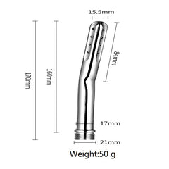 多孔出水金属后庭阴道冲洗灌肠器