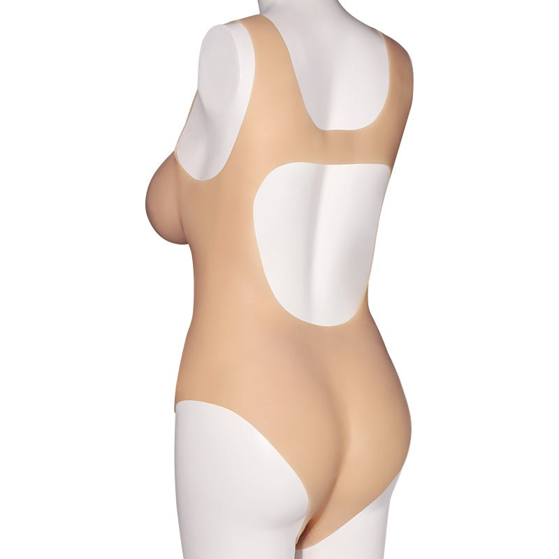 B Cup Silicone Crossdress Bodysuit for Men｜Realistic Breast & Butt Shapewear CD Outfit