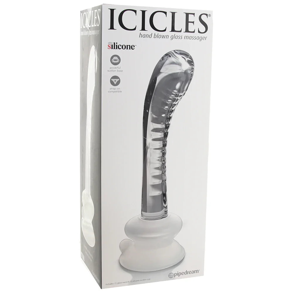 Icicles No. 88 Glass Dildo in Clear -  Sex Toys & Adult Toys | XtoySmart Canada