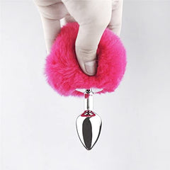 Forbidden Fruits Stainless Steel Rabbit Bunny Tail Anal Plug(Four Colors Available) -  Sex Toys & Adult Toys | XtoySmart Canada