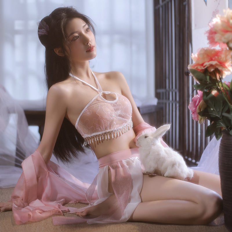 Sexy Asian Hanfu Cheongsam Roleplay Suit Cosplay