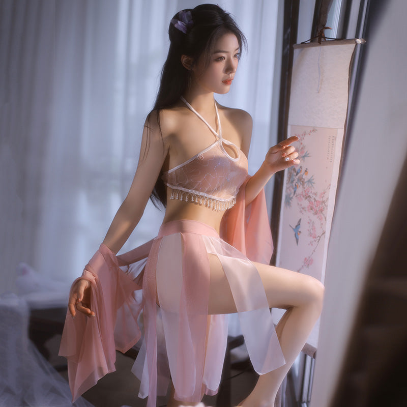 Sexy Asian Hanfu Cheongsam Roleplay Suit Cosplay