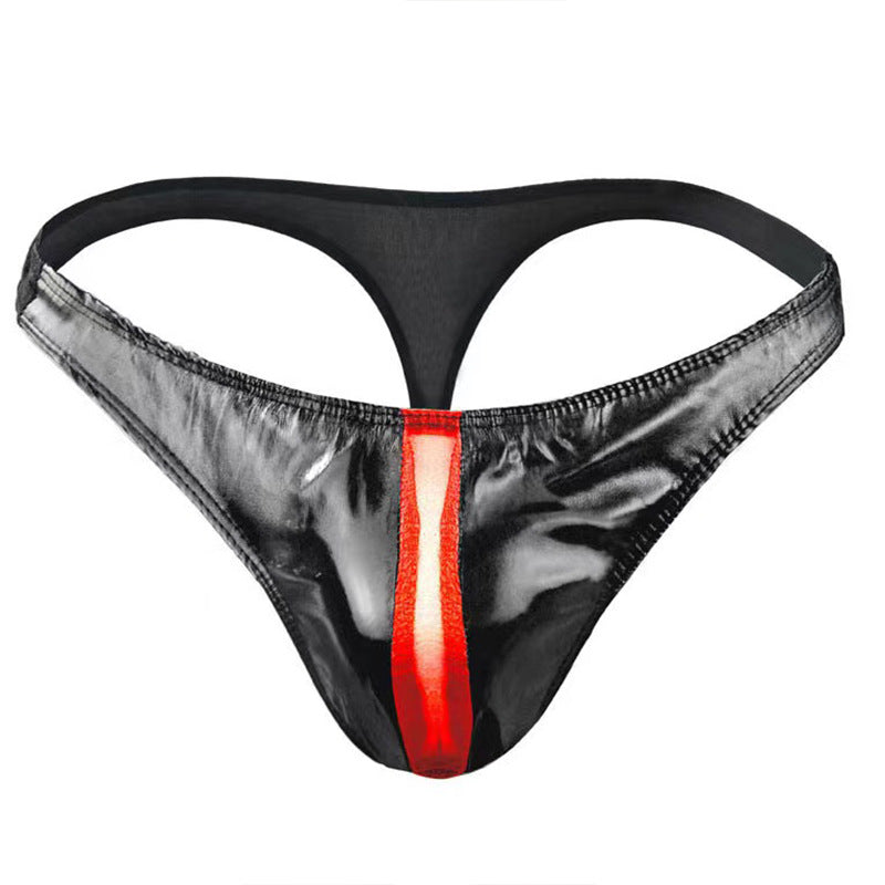 Men's Sexy Leather G-String Thong