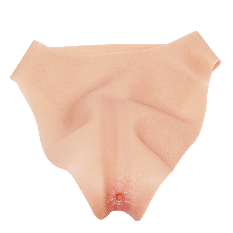 Transgender Silicone Hollow Crossdressing Underwear with Double-Channel Design – Realistic Texture and Comfortable Fit