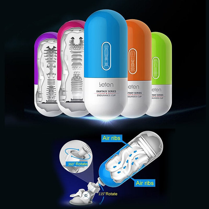 Leten Fantasy Series Male Masturbation Cup 360 degrees Hands Free -  Sex Toys & Adult Toys | XtoySmart Canada