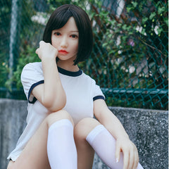5'2" (158cm) Realistic Sex Doll with Silicone Head & TPE Body – Closed Mouth Athletic Short Hair Beauty