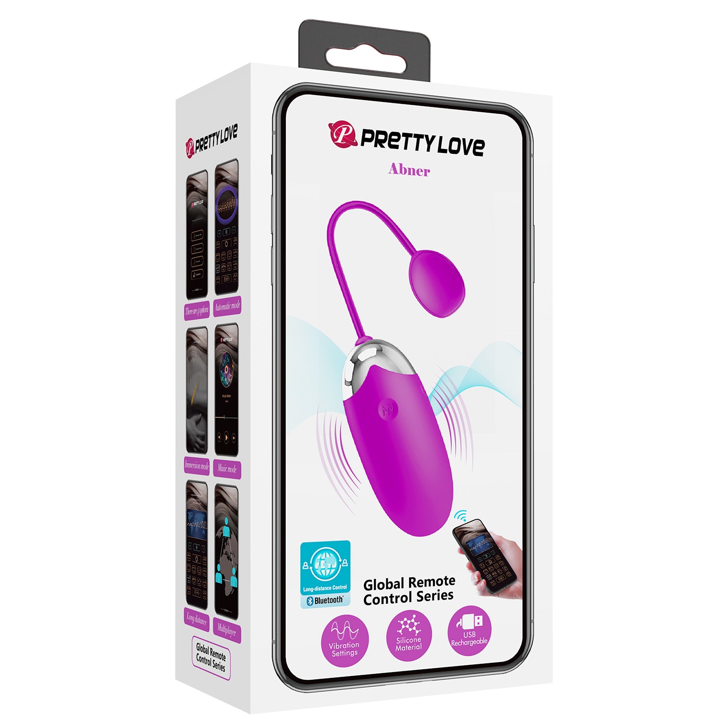 PrettyLove 12 Vibration Functions Mobile APP Controlled Vibrating Egg