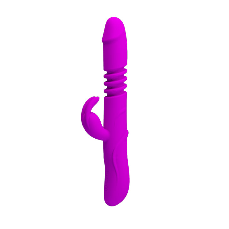 Prettylove Ward 2-1 Rechargeable Rabbit Wand with Rotating & Vibrating Function
