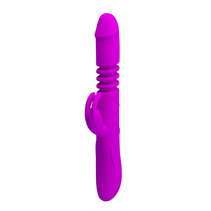 Prettylove Ward 2-1 Rechargeable Rabbit Wand with Rotating & Vibrating Function