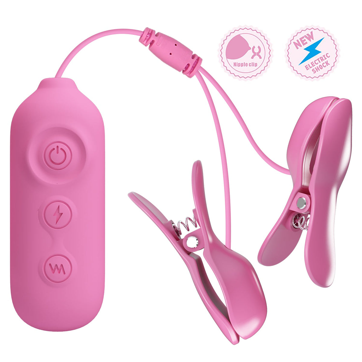 Prettylove USB Rechargeable Electric Nipple Clamps