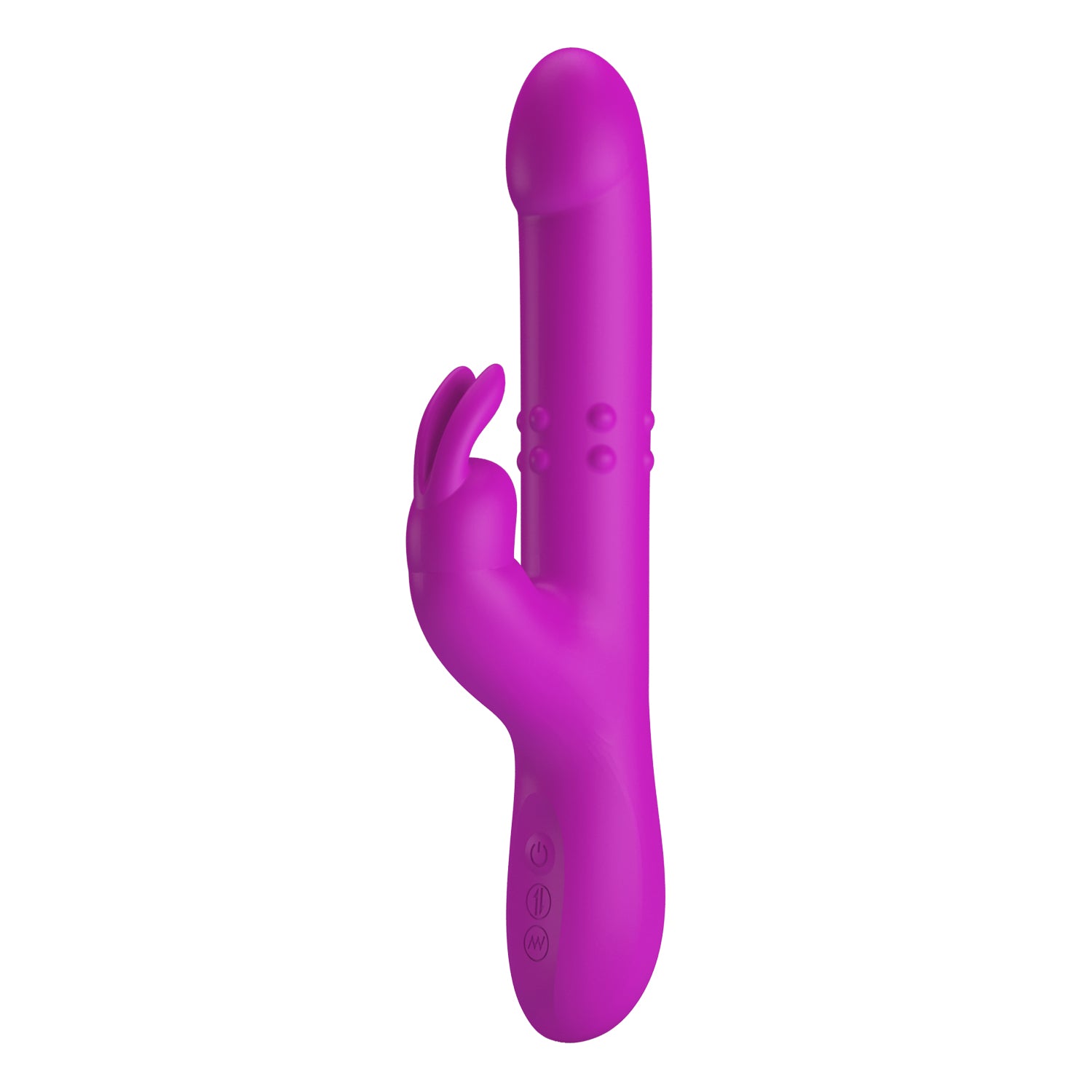 Prettylove Reese 2-1 Rechargeable Rabbit Wand with Rotating & Vibrating Function