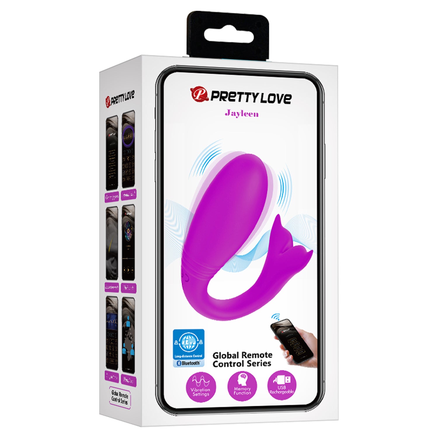 PrettyLove Jayleen 12-Mode with APP Remote Control Discreet Wearable Female Vibrator