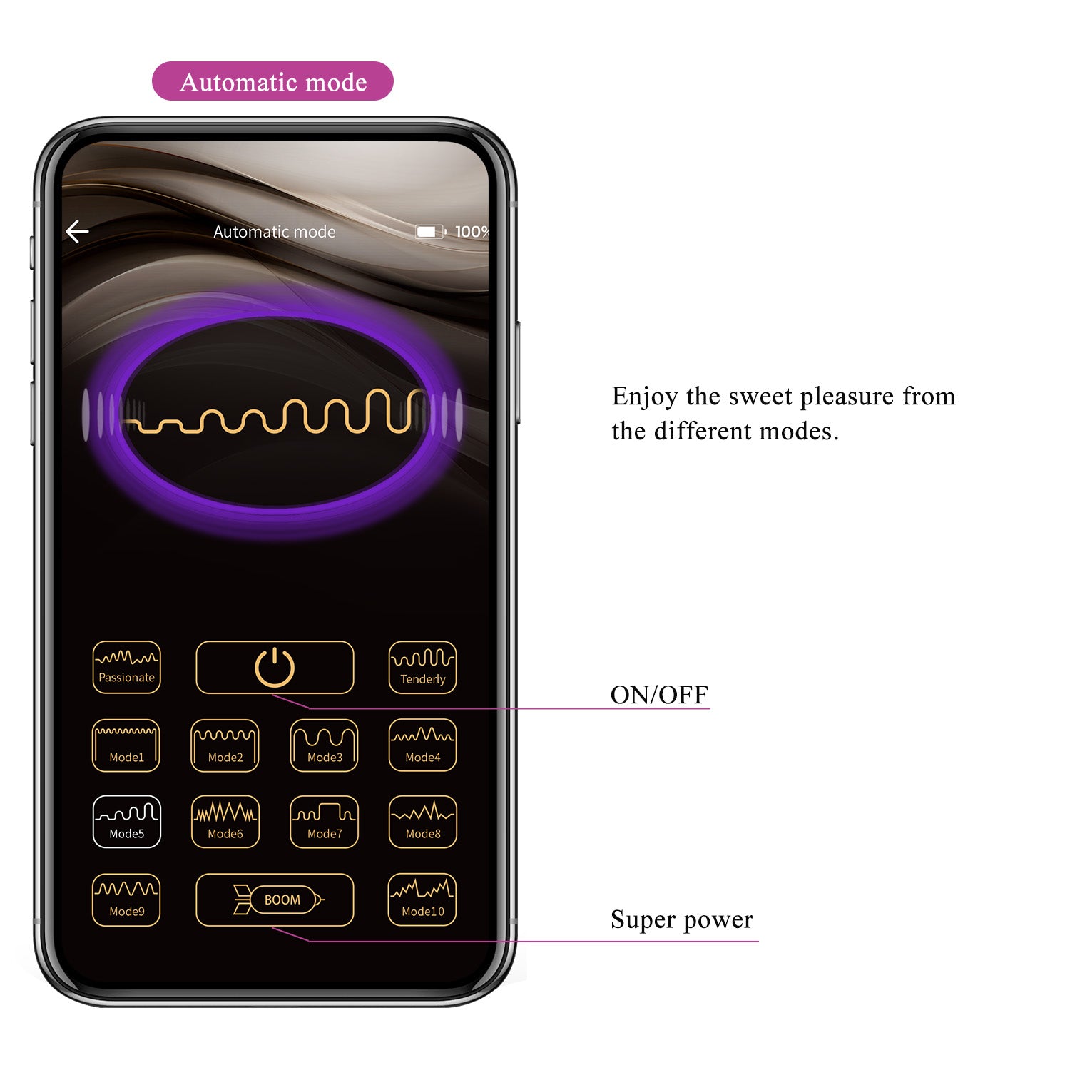 PrettyLove Jayleen 12-Mode with APP Remote Control Discreet Wearable Female Vibrator