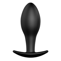 Black Velvet Silicone Butt Plug – Beginner Friendly Waterproof Anal Toy