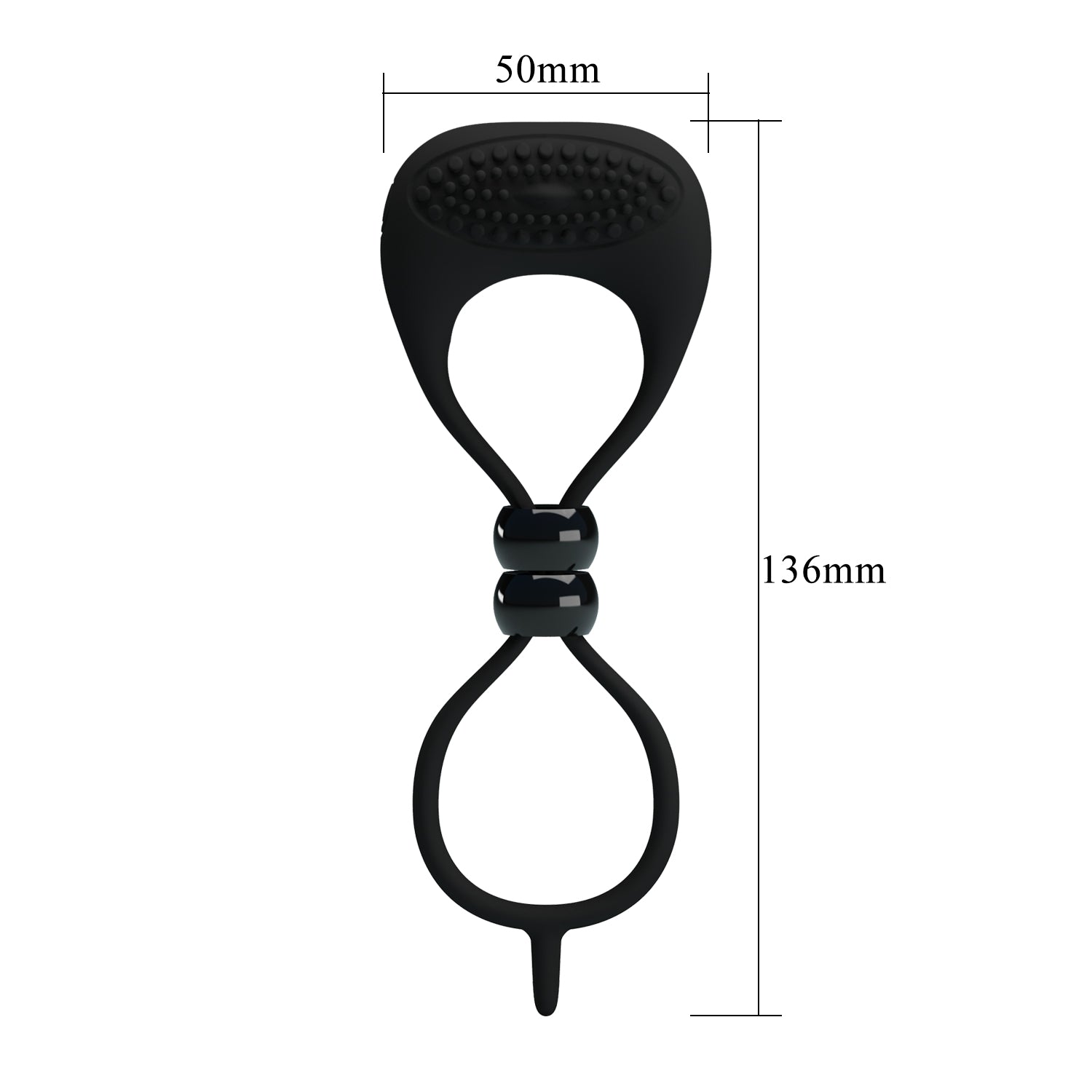 PrettyLove Locker Silicone Vibrating Cock Strap