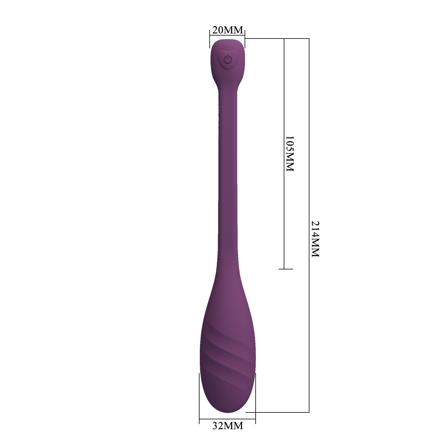 PrettyLove 12-Speed Powerful Vibration Silicone Egg with APP Remote Control