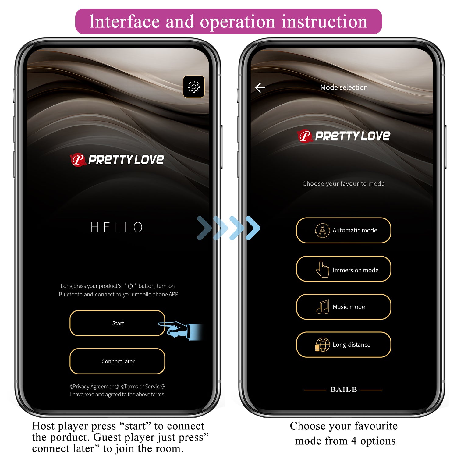 PrettyLove 12-Speed Powerful Vibration Silicone Egg with APP Remote Control